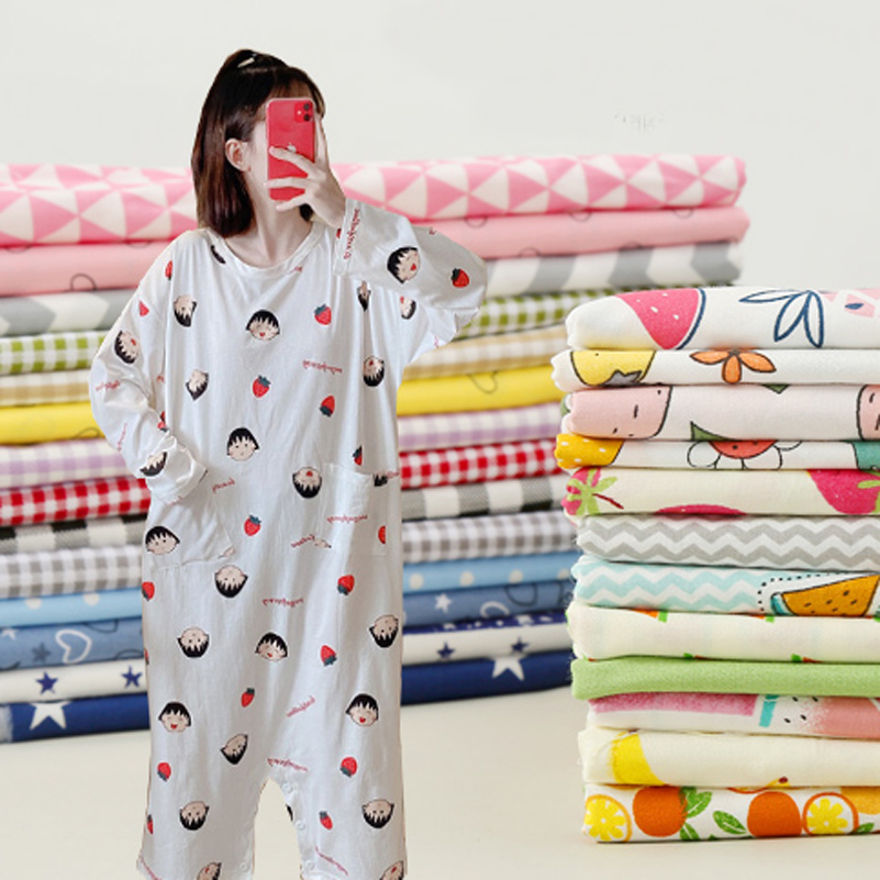 Baby Clothing For Bed - Cotton Twill Fabric Printed Fabric Striped