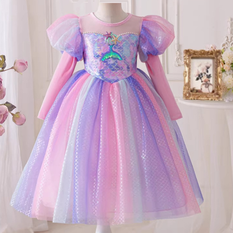 Baby Z Clothing - Pink Mermaid Dress 2026 New Baby