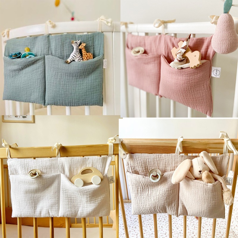 Baby Clothing For Bed - Baby Crib Organizer Cot Caddy Bed