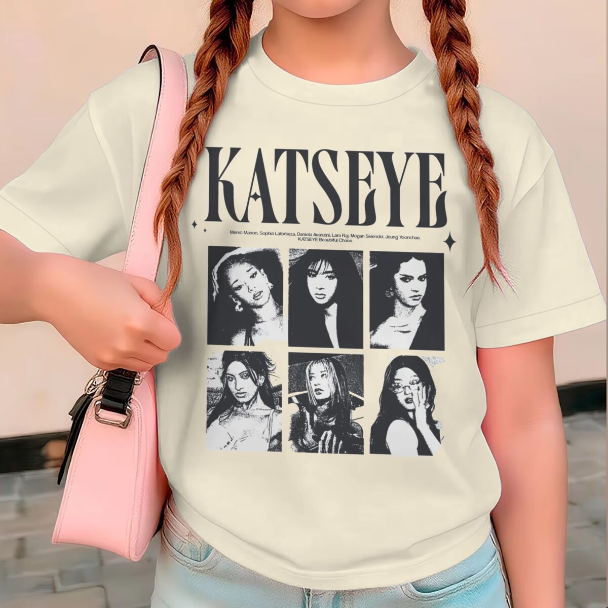 Baby Clothing For Summer - KATSEYE Print Summer Tops Girls Y2K