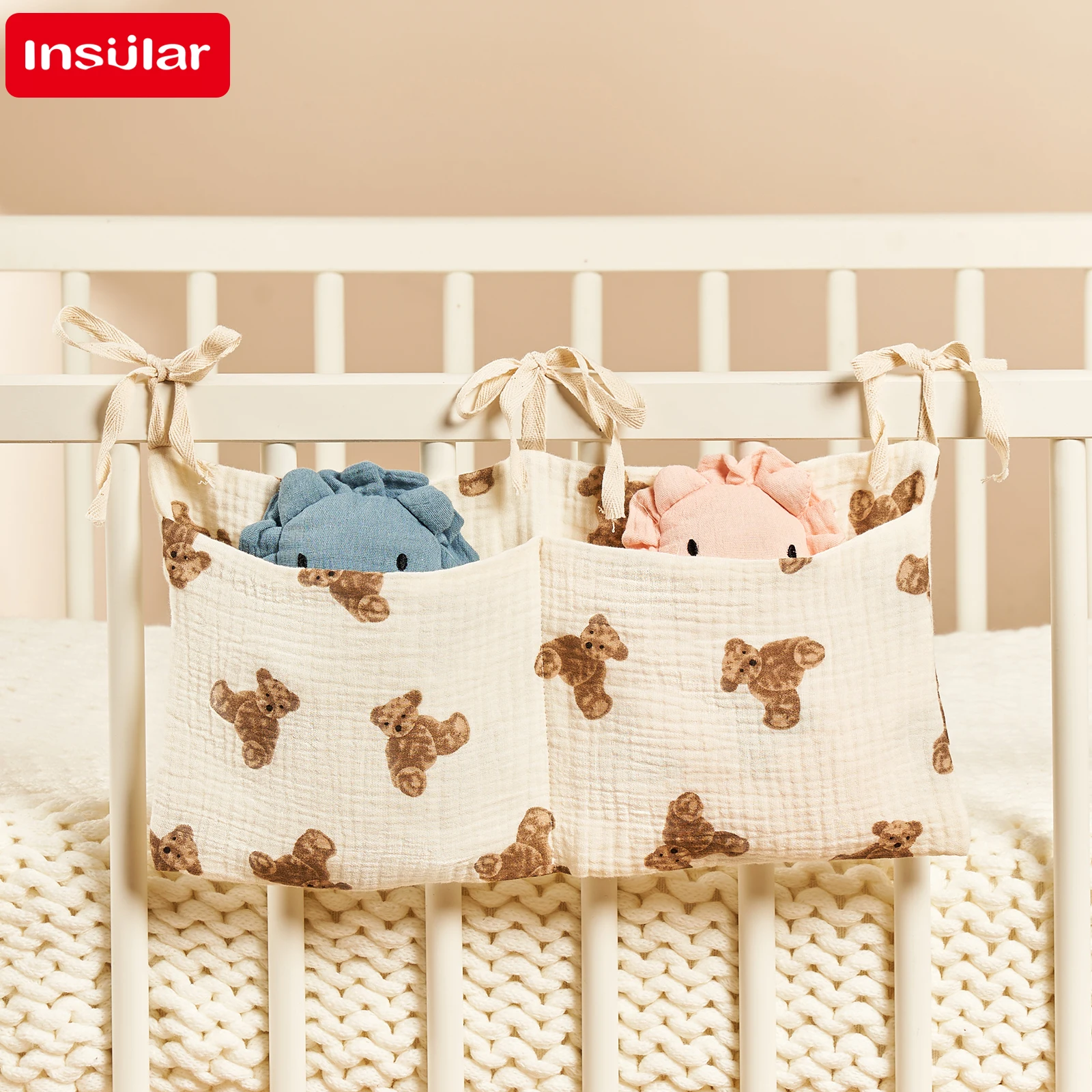 Baby Clothing For Bed - Baby Crib Organizer Cot Caddy Bed