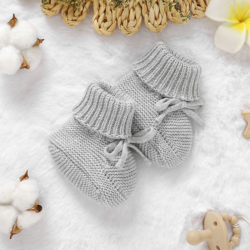 Baby Clothing For Bed - Infant Baby Shoes Knit Cotton Boys