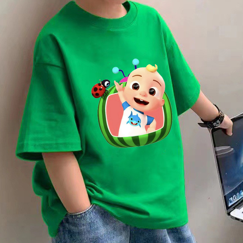 Baby Clothing For Summer - Cocomelons Baby T-Shirts Anime Cotton Short