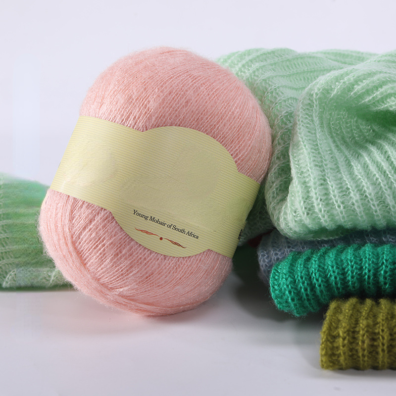 50G Super Kid Mohair Yarn Croc - Baby Clothing High End recension och pris
