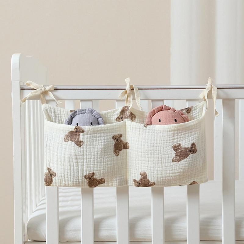 Baby Crib Organizer Cot Caddy  - Baby Clothing Zipper recension och pris