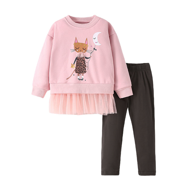 Jumping Meters 2-7T Cats Moon  - Toddler Legging Set recension och pris