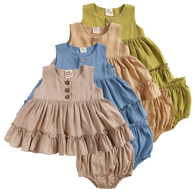 Cotton Linen Baby Girls Clothe - Baby Clothing Layers recension och pris