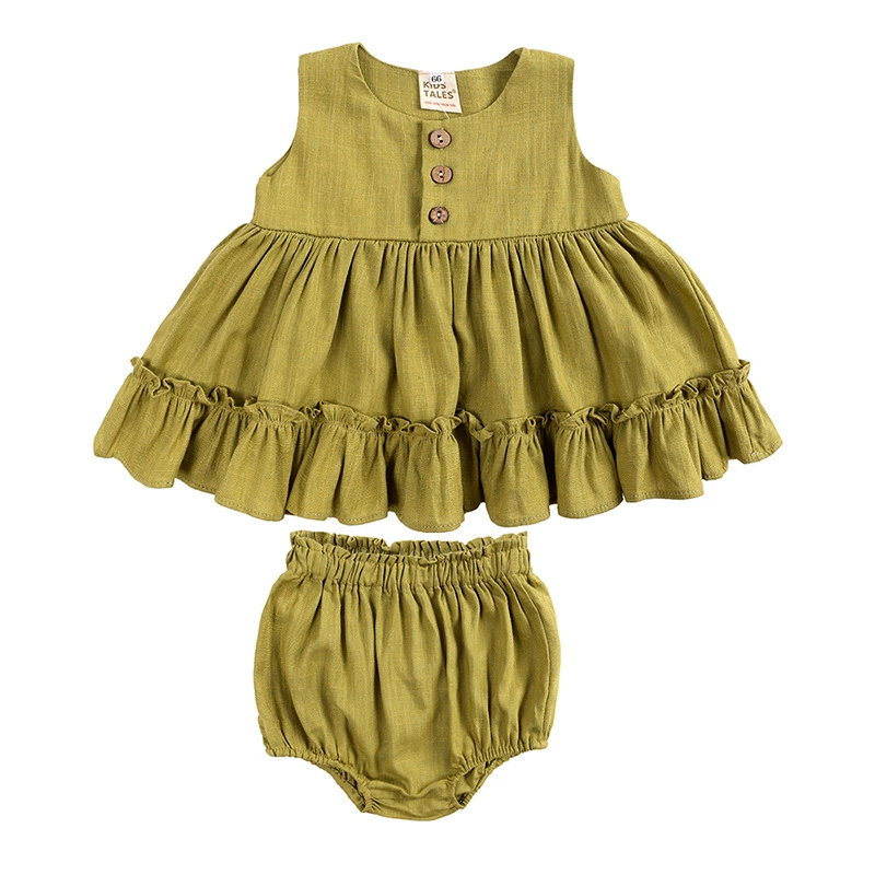 Cotton Linen Baby Girls Clothe - Baby Clothing Layers recension och pris