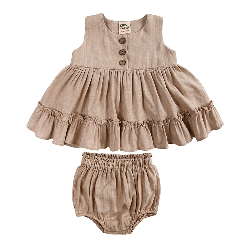 Cotton Linen Baby Girls Clothe - Baby Clothing Layers recension och pris