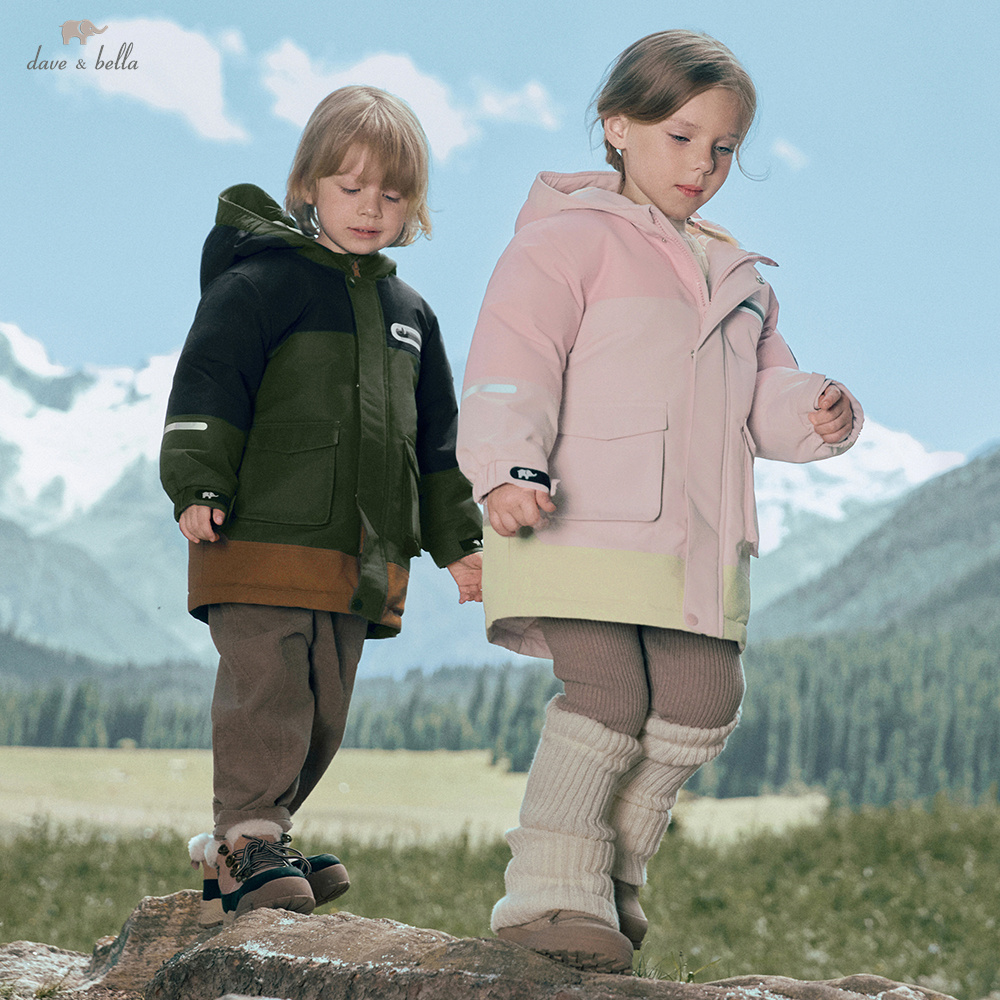 Dave Bella Children Down Jacke - Baby Clothing Zipper recension och pris