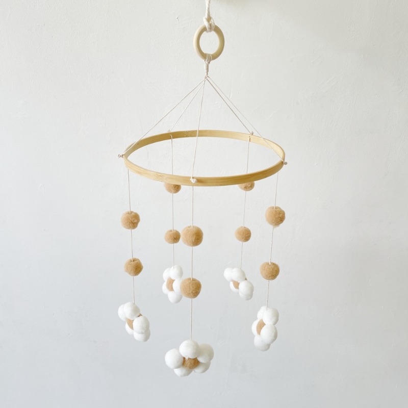 Ins Nordic Fur Ball Flower Win - Baby Clothing For Bed recension och pris