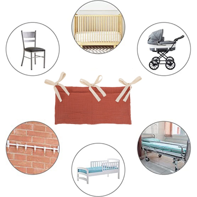 Baby Crib Organizer Cot Caddy  - Baby Clothing For Bed recension och pris