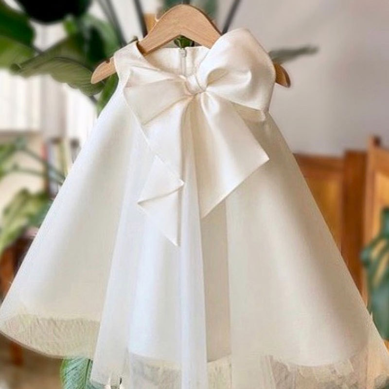 Summer Big Bow Baby Girl Dress - Baby Clothing For Summer recension och pris