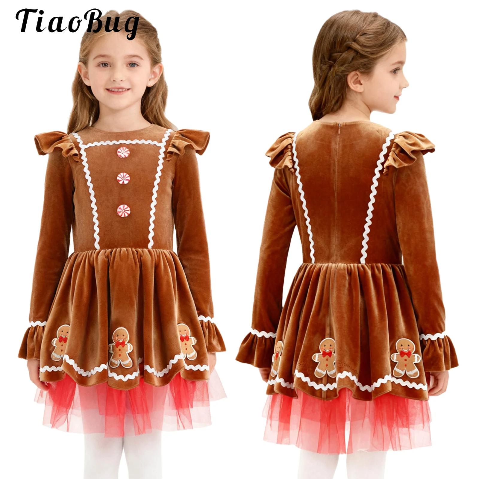 Girls Gingerbread Costume Cute - Baby Tutu Skirt recension och pris