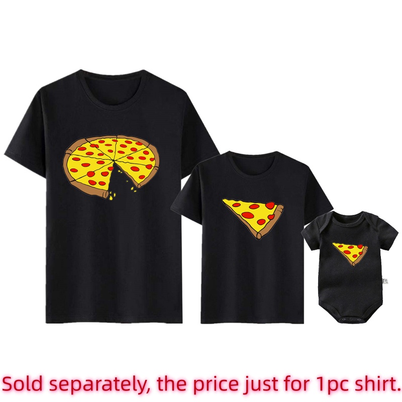 Funny Pizza Print Father Mothe - Baby Clothing For Sale recension och pris