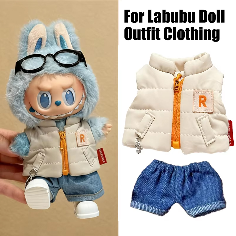 For 15 17cm Labubu Doll Solid  - Baby Clothing Winter recension och pris