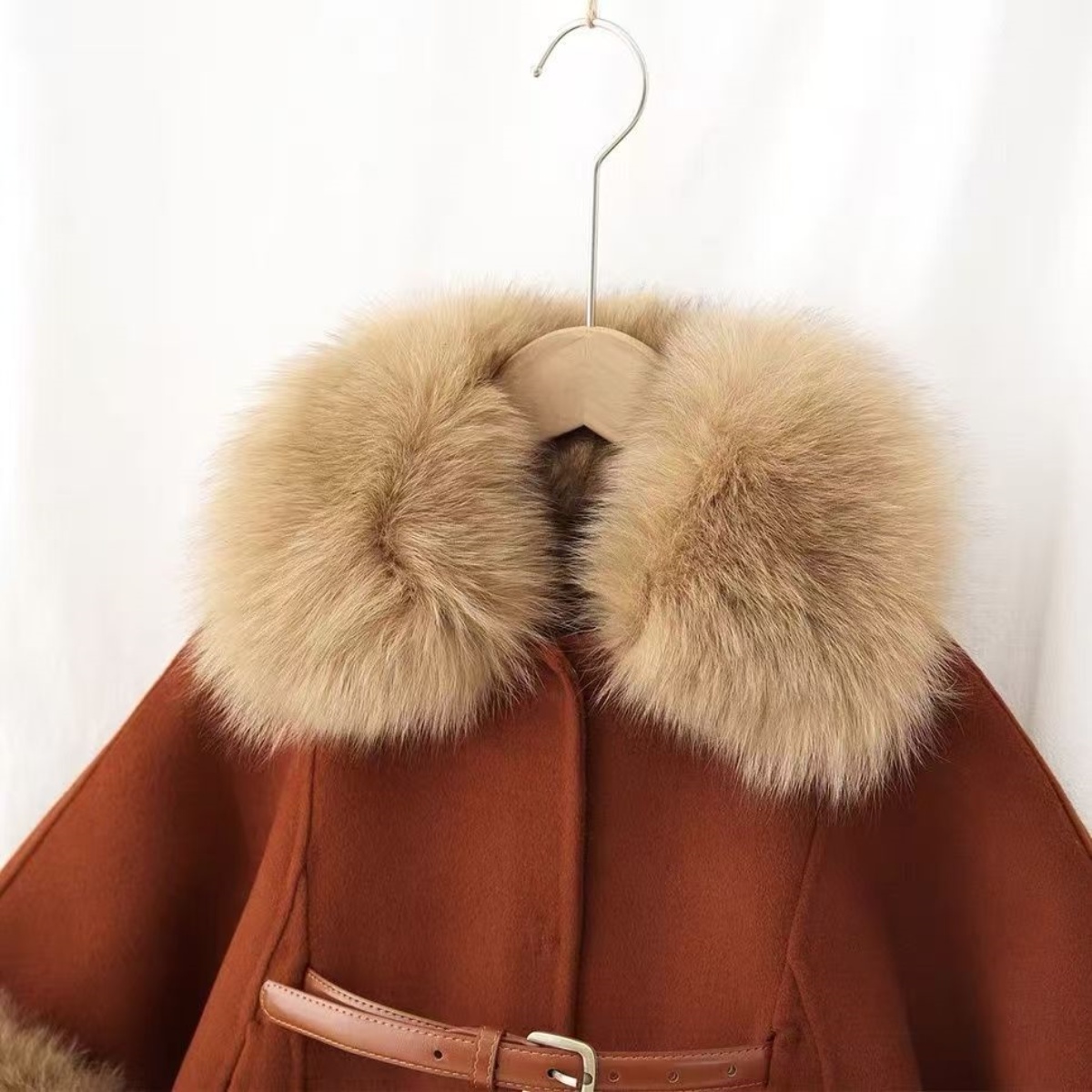 Girls' Double-sided Wool Coat  - Baby Clothing High End recension och pris