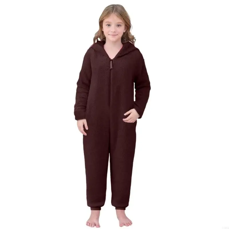 Fleece Plush Warm Pajamas for  - Baby Clothing Zipper recension och pris