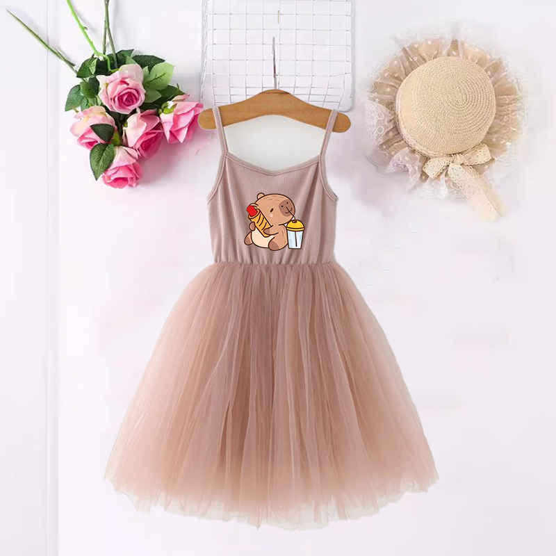 Capybara Girls Dresses Anime P - Baby Clothing For Summer recension och pris