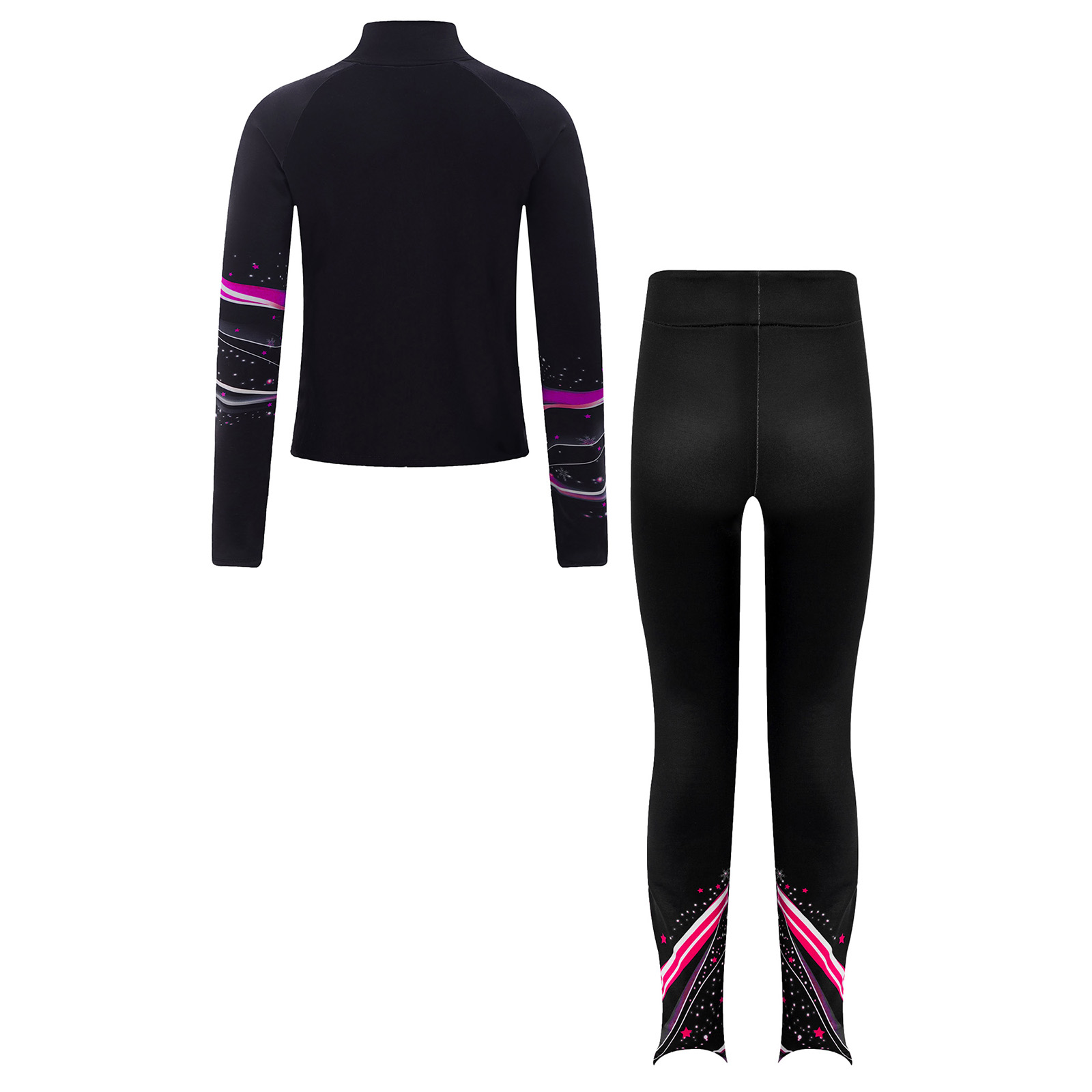 Kids Girls Fleece Figure Skati - Toddler Legging Set recension och pris