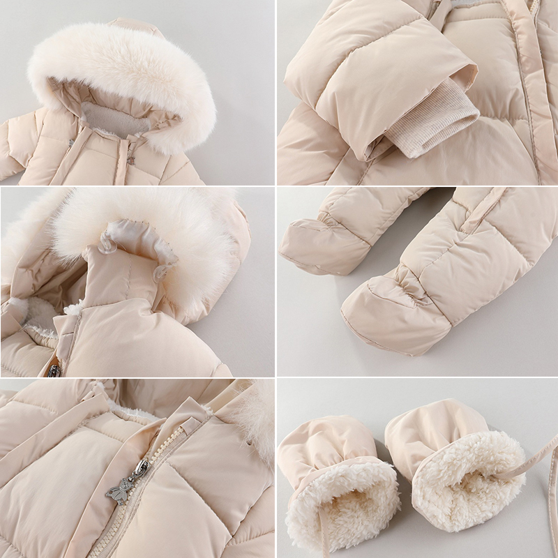 Winter Newborn Baby Romper Wit - Baby Clothing Winter recension och pris
