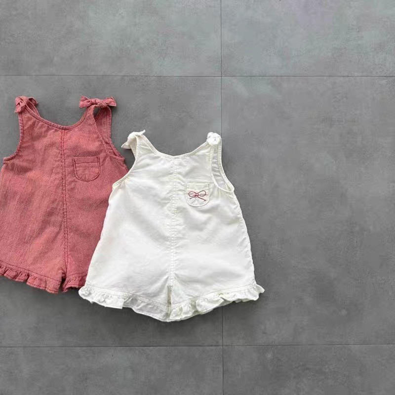HY2831 Girls Summer Romper wit - Baby Clothing For Summer recension och pris
